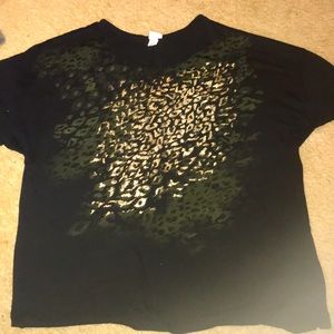 Leopard print sweater top!